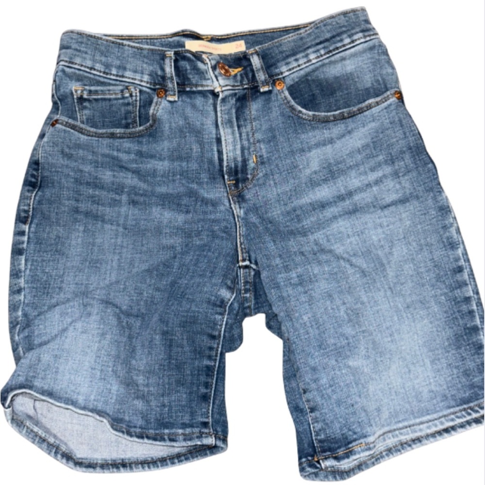 Blue Denim Shorts